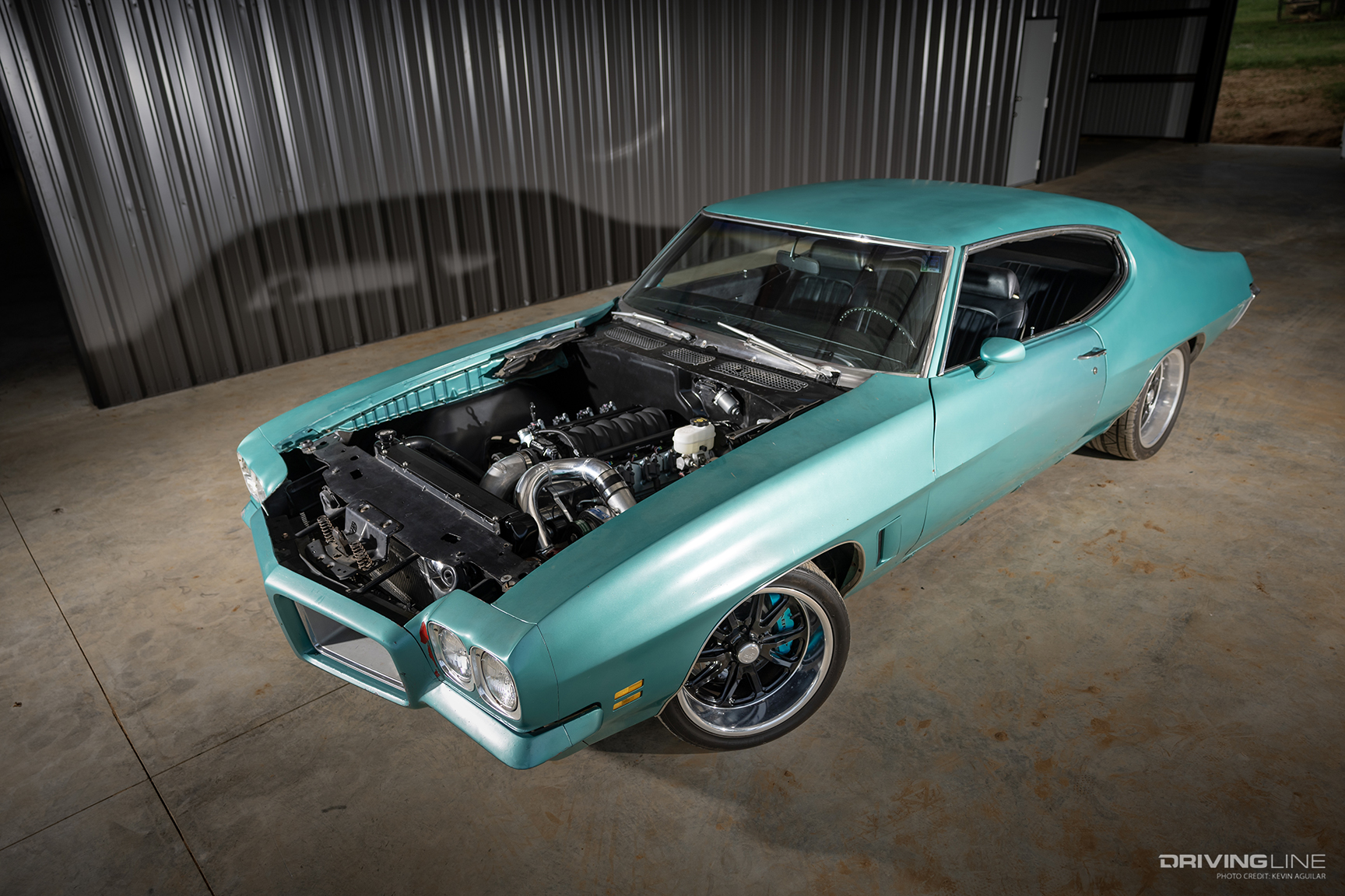 Front of Cynthia Pierce's '72 Pontiac GTO