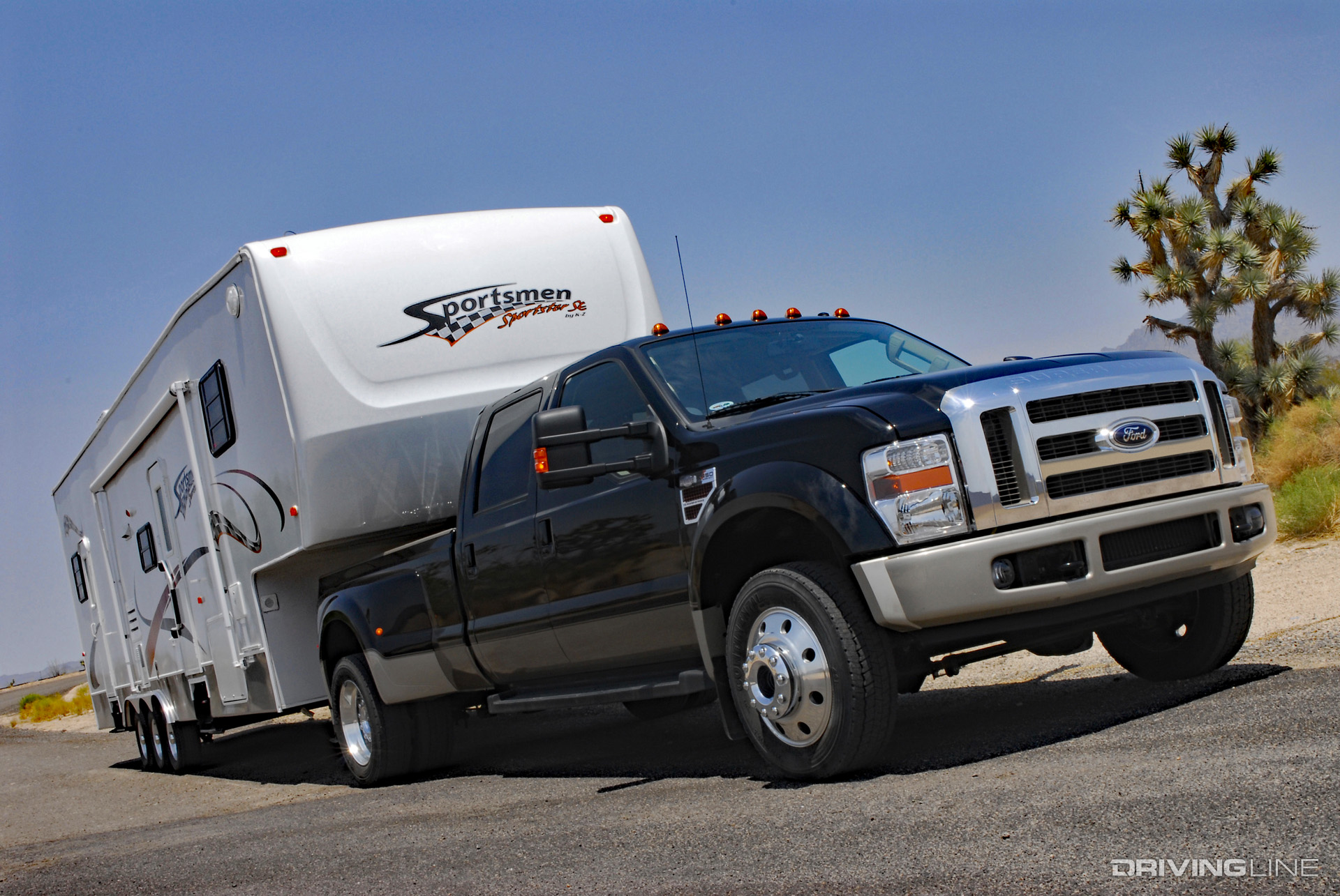 King Ranch Ford F-450 Travel Trailer Tow