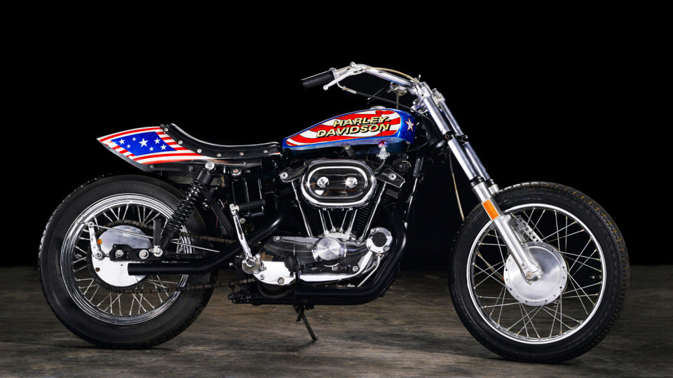 bonhams evel knievel harley davidson motorcycle