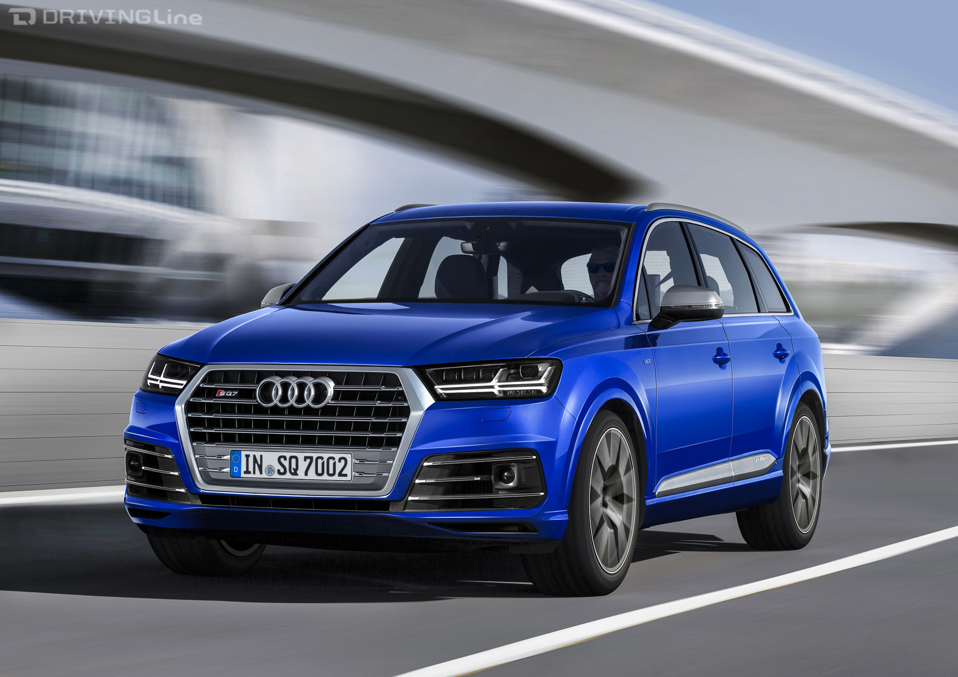 Audi SQ7 TDI, the world's first hybrid production car at 2016 Geneva International Motor Show