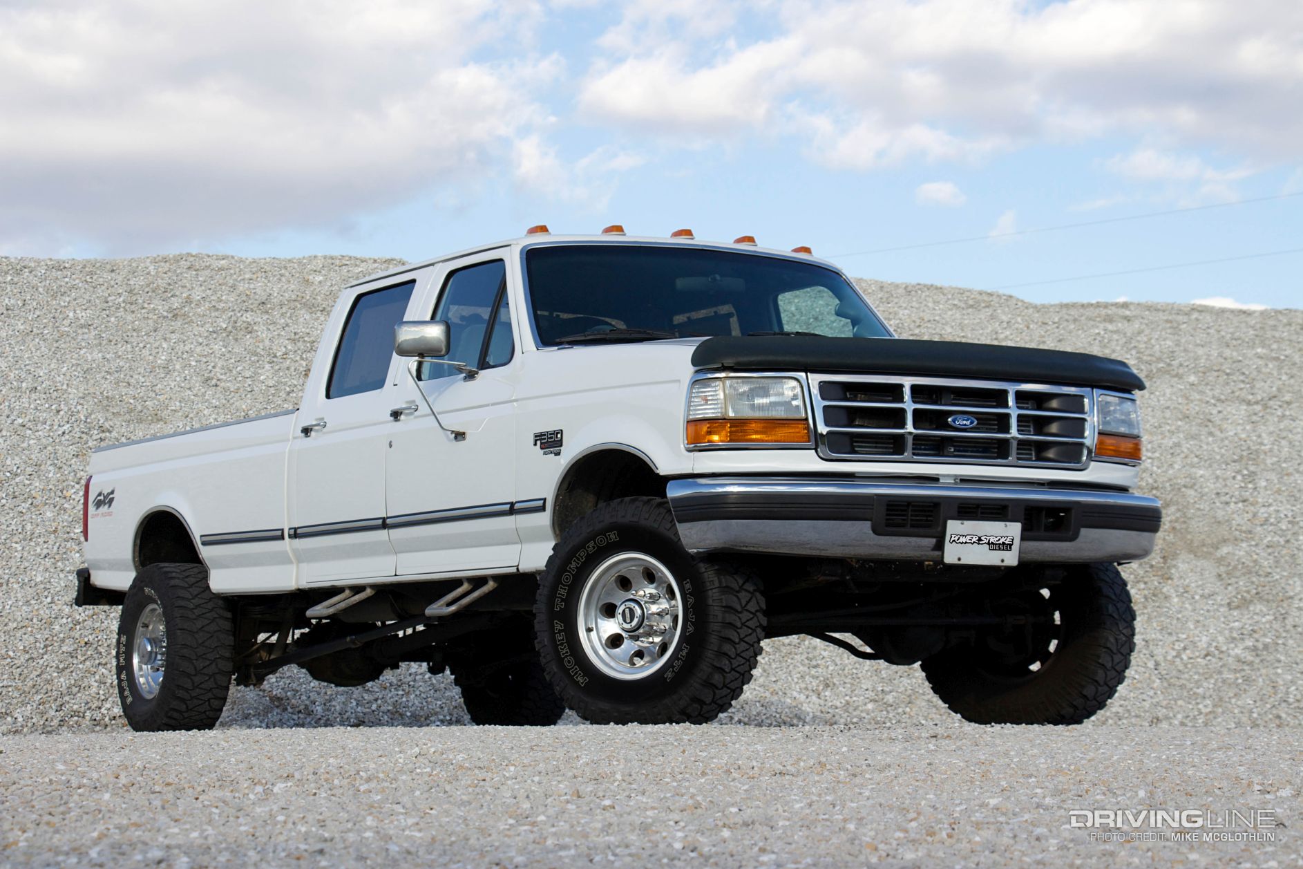 7.3L power stroke in Ford truck