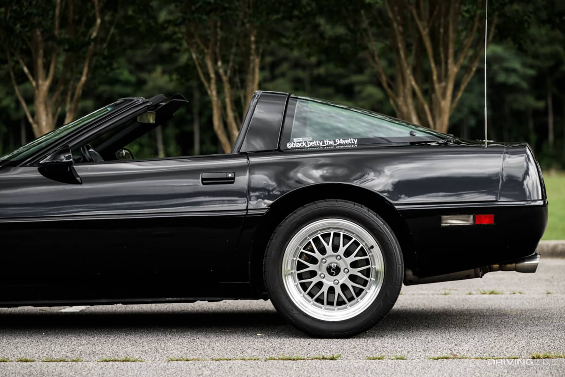 C4 Corvette on Nitto NT555 G2 Side View