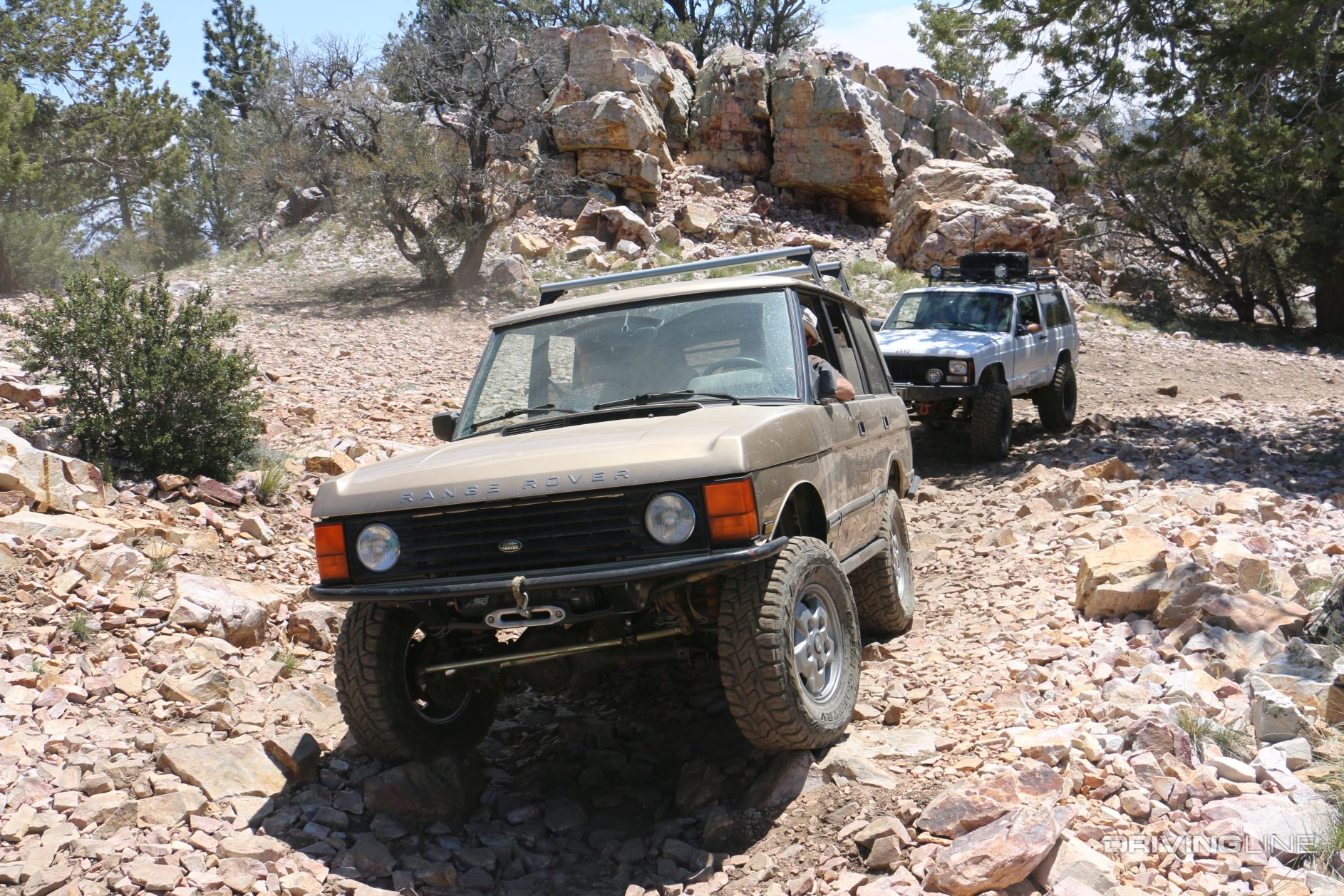 013 range rover off road gold mountain big bear