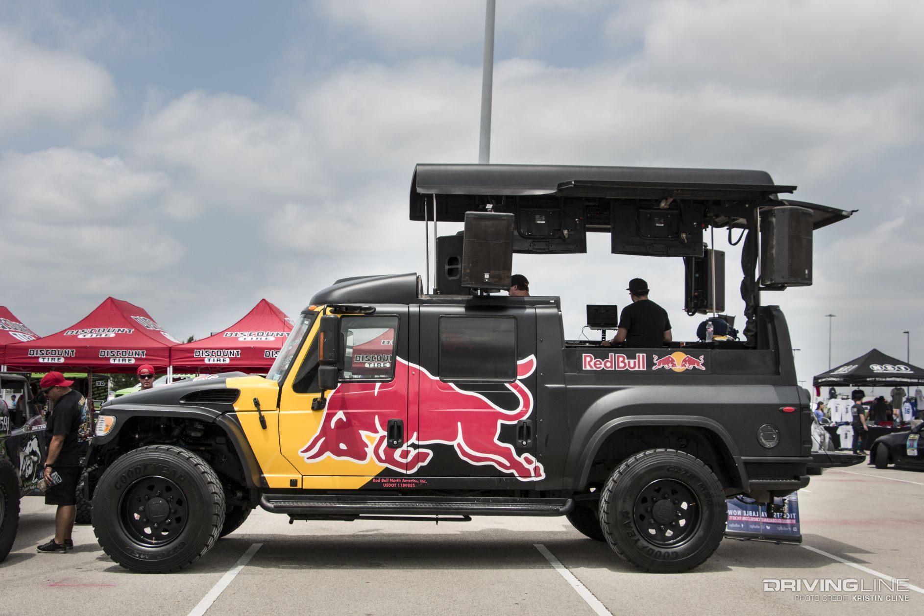 Redbull DJ Truck at 2016 Auto Enthusiast Day Texas
