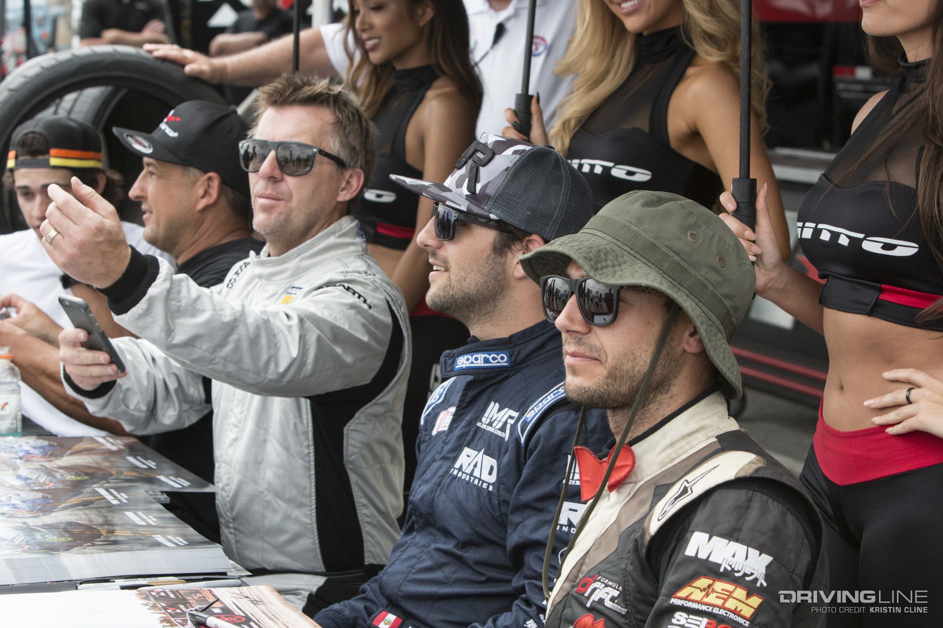 Formula Drift Drivers at 2016 Auto Enthusiast Day Texas