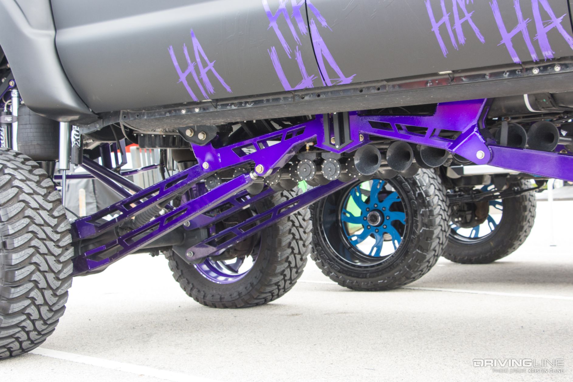 Lifted Ford F-350 Suspension at 2016 Auto Enthusiast Day Texas