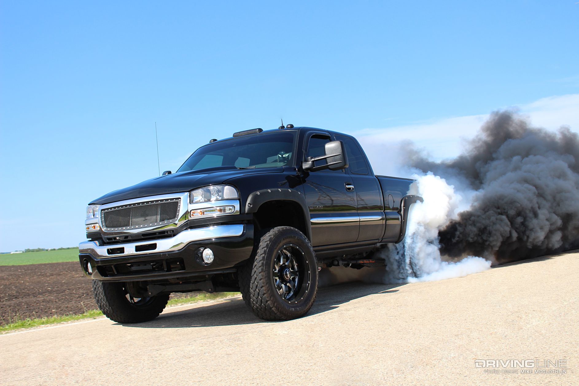 001 gmc sierra 2500 duramax burnout