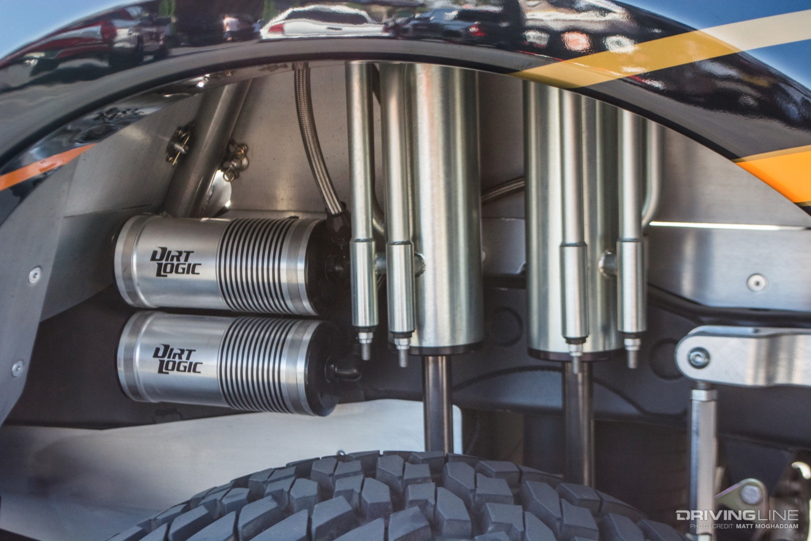 4-inch Dirt Logic Bypass shocks on Shockzilla 2017 Ford F250