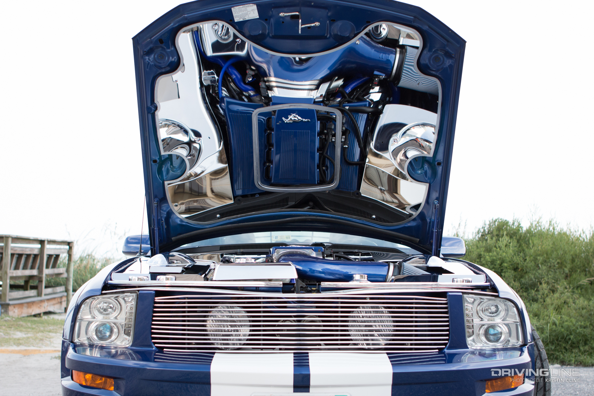 2005 Sonic Blue Ford Mustang GT