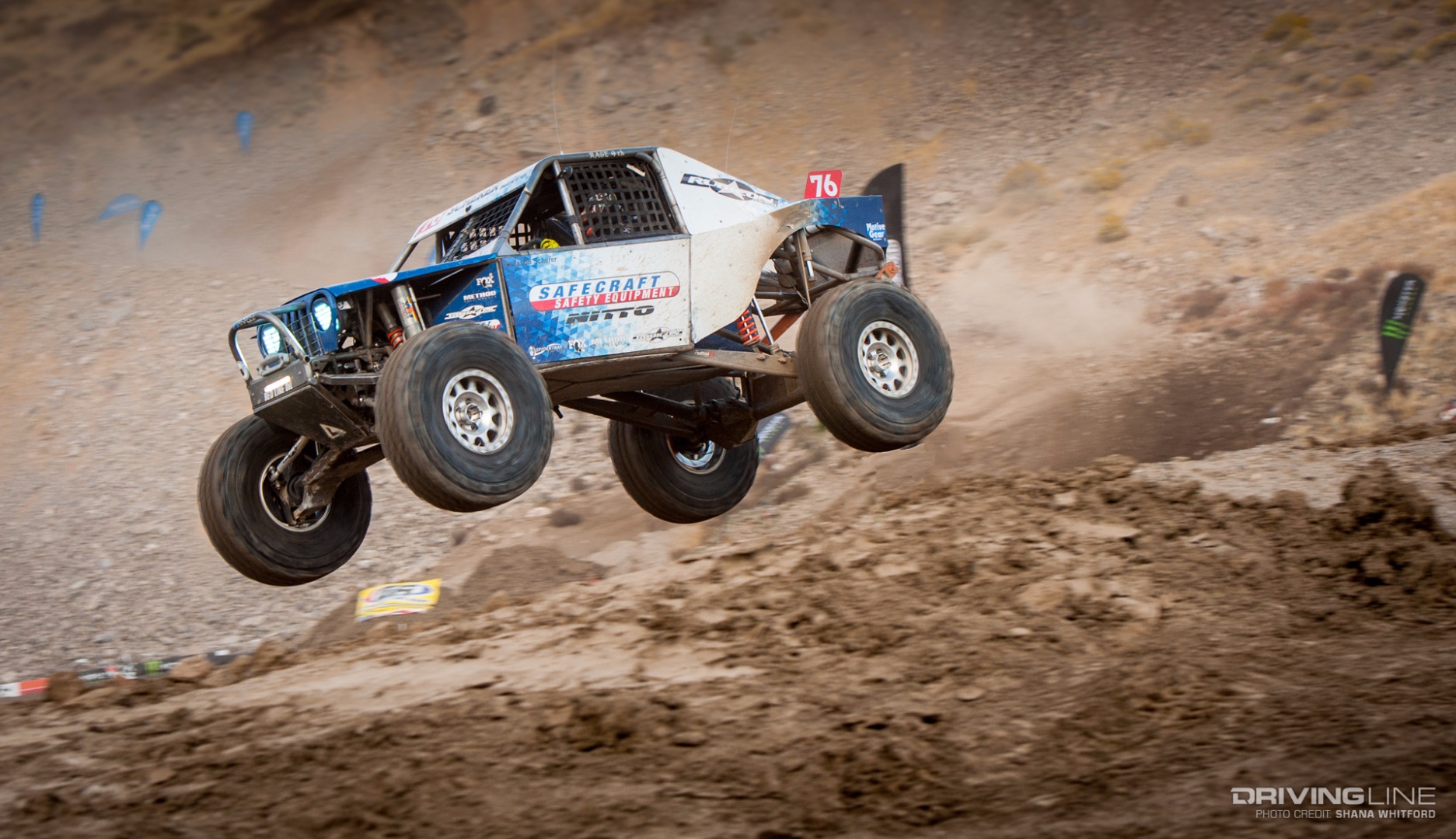Jason Scherer flying into victory
