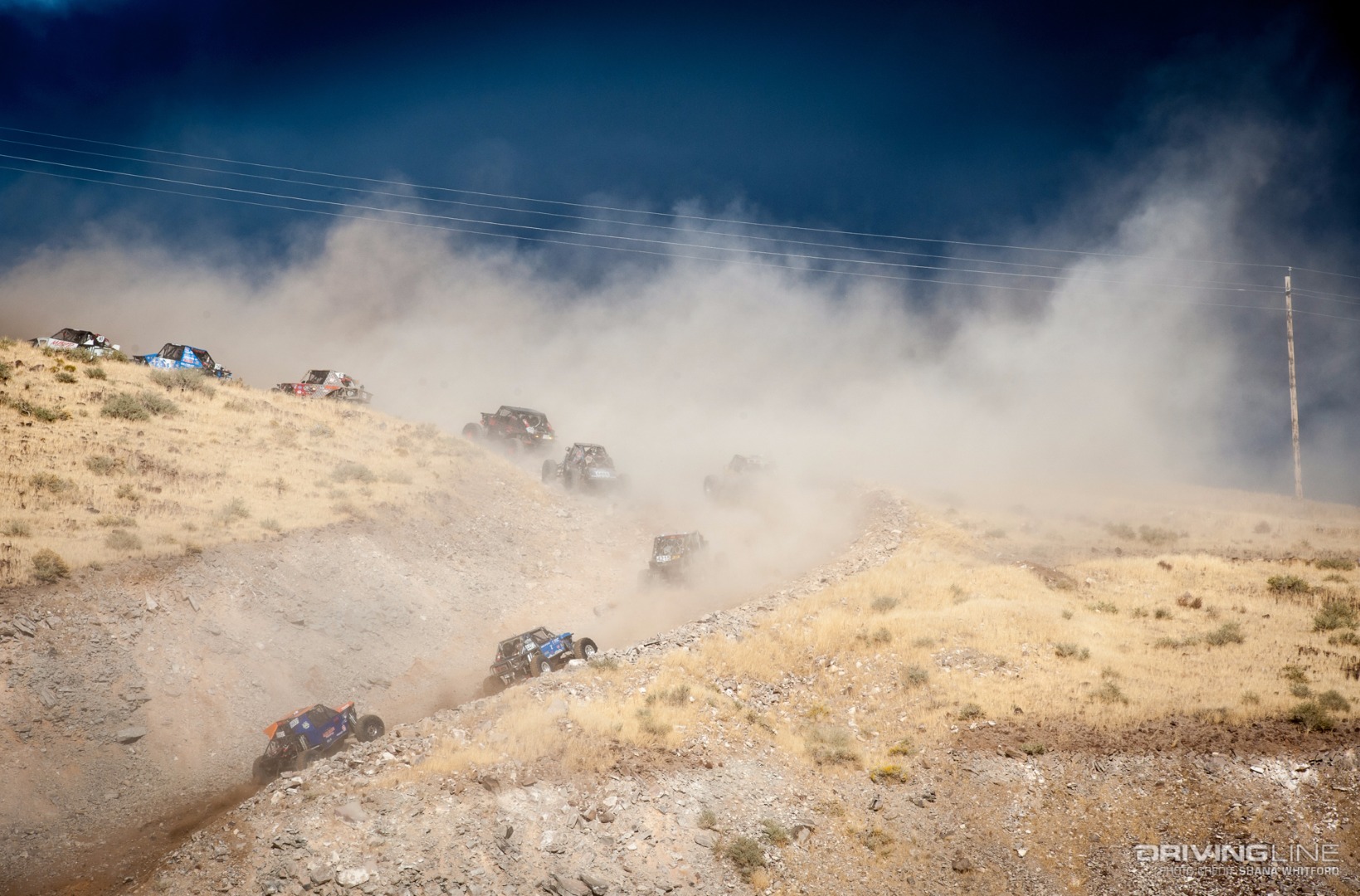 The Ultra4 440 class battling up the hill climb