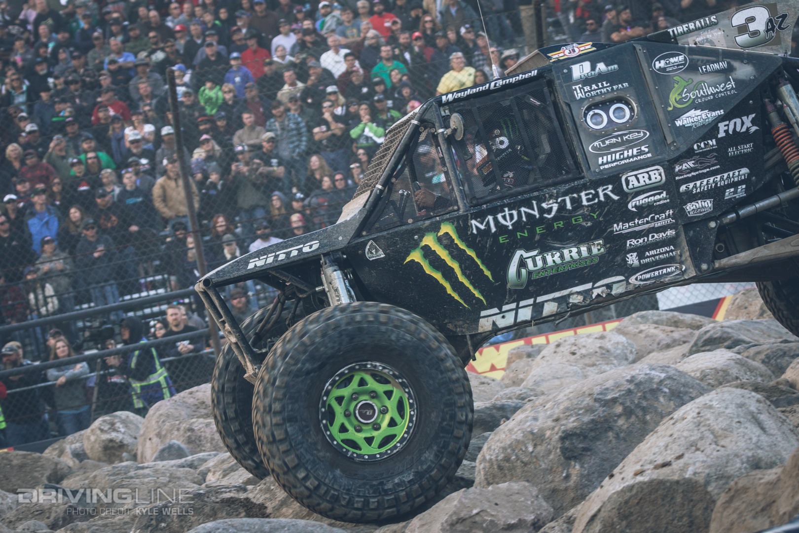 Wayland Campbell finishing 3rd