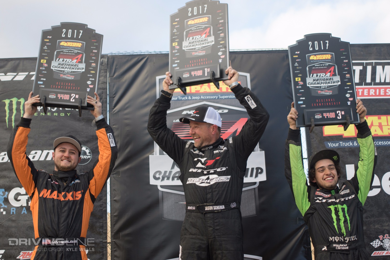 The 4400 Nationals podium