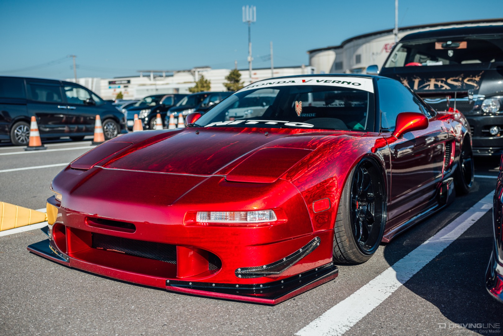 Tokyo Auto Salon Parking Lot NSX front