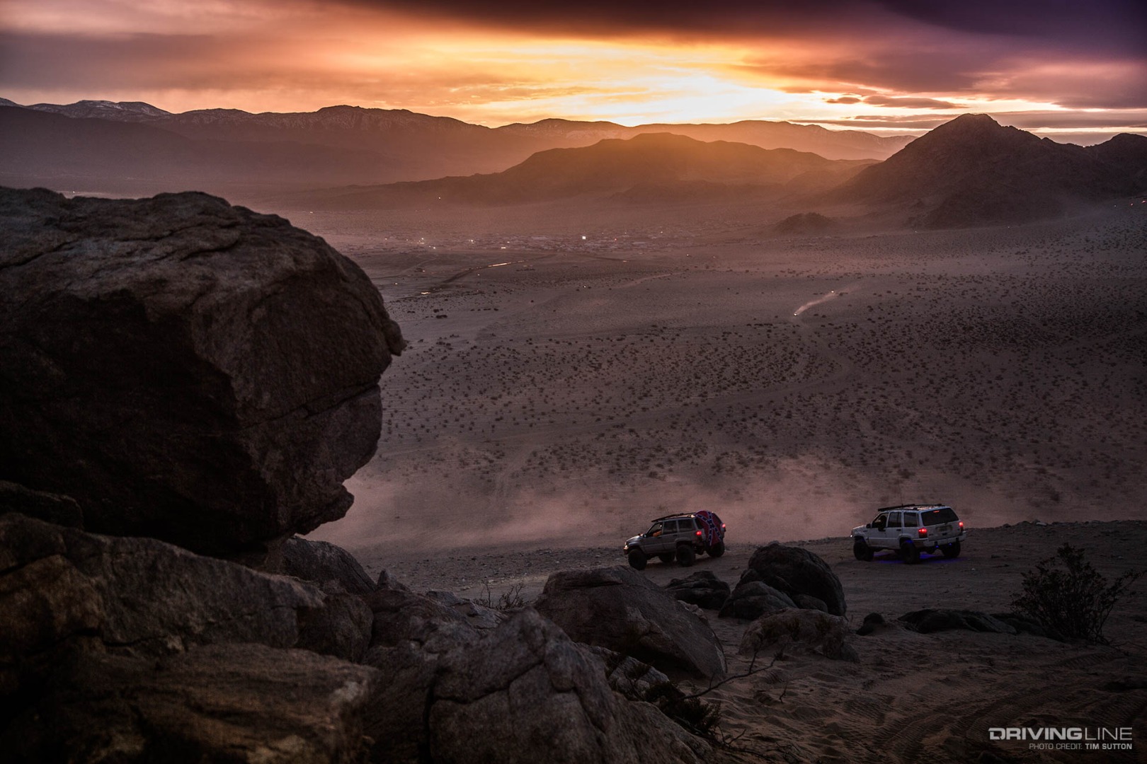 King of the Hammers sunset