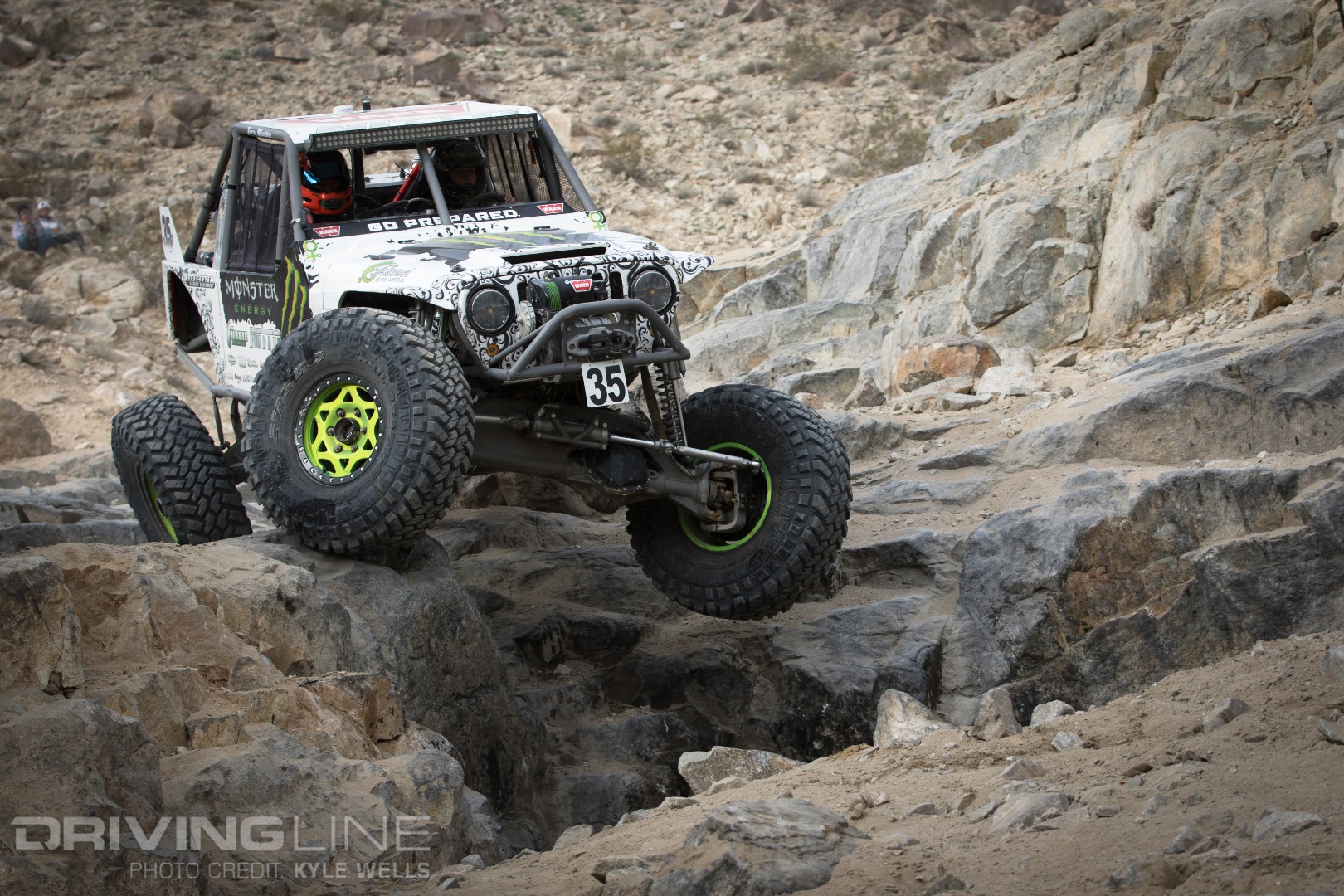 Bailey Campbell Crawling her Solid-Axle Rig