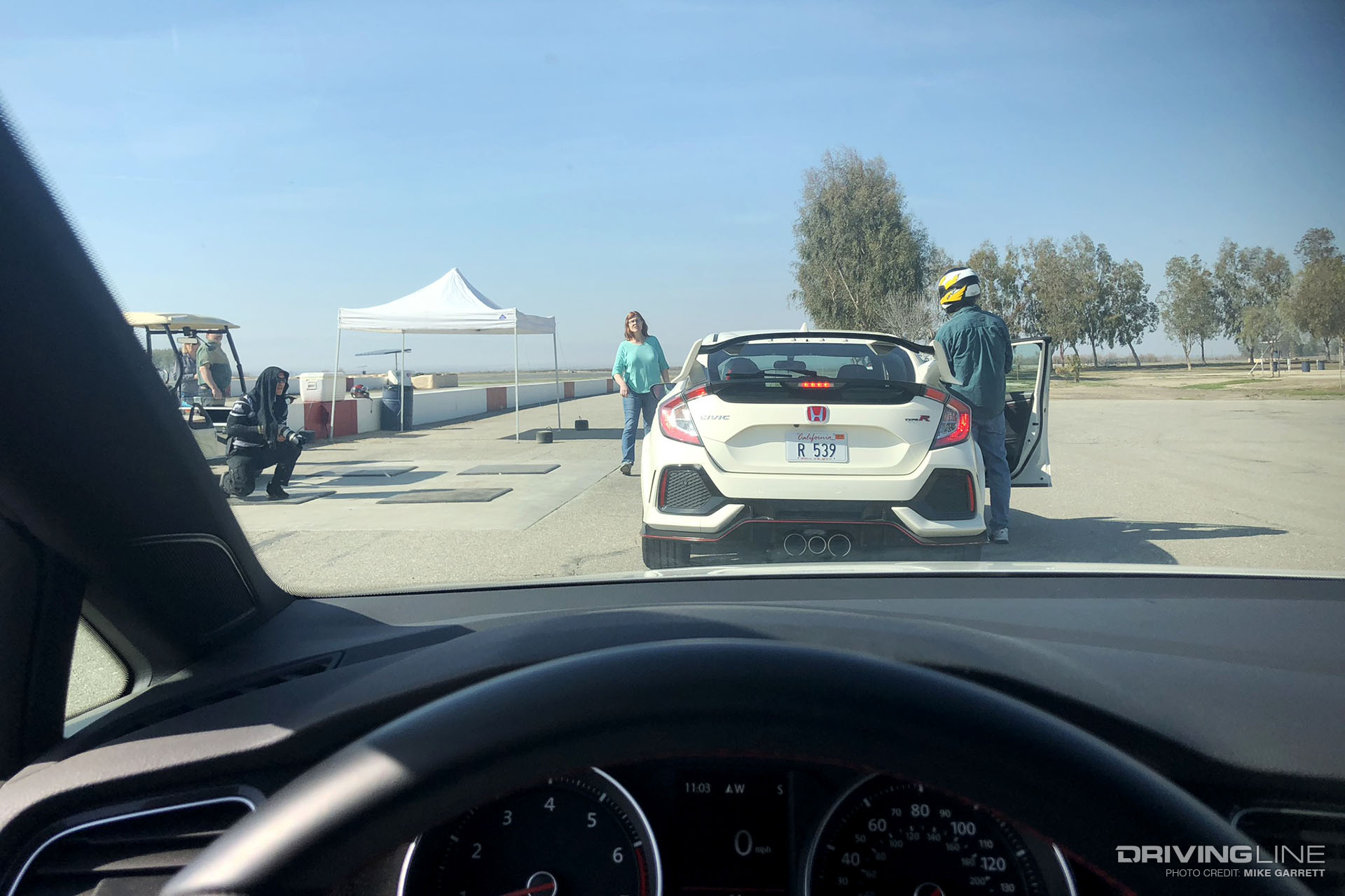 Performance Driving Clinic Golf Windsheild