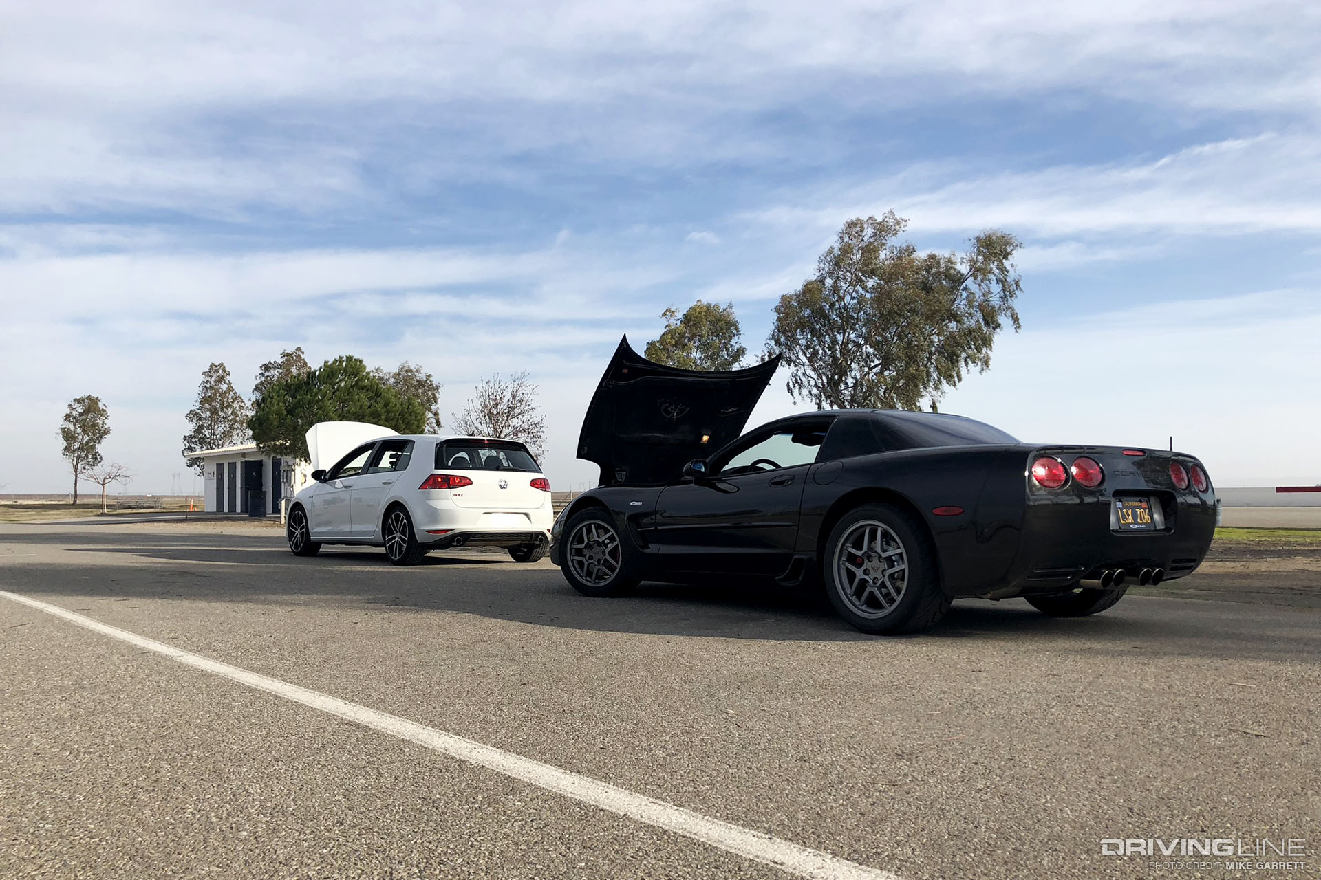 Performance Driving Clinic Golf and Corvette Hoods