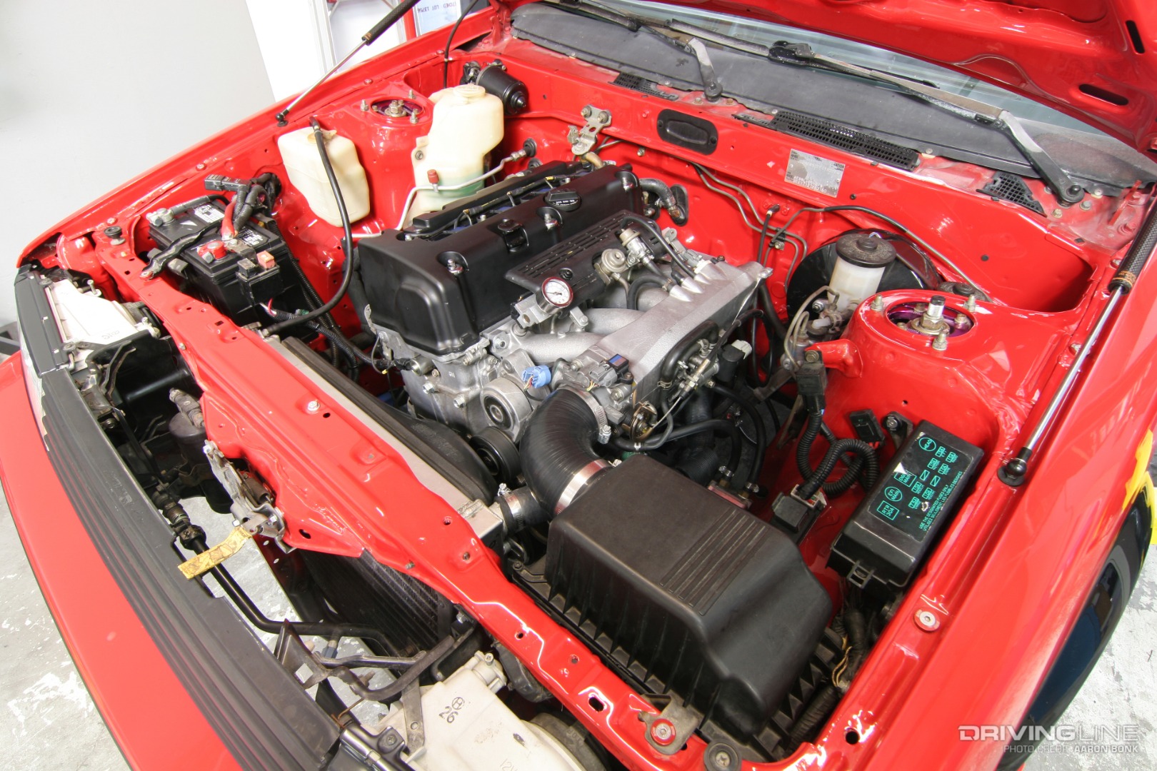 AE86 Corolla Meets Honda Persuasion K-Series Engine