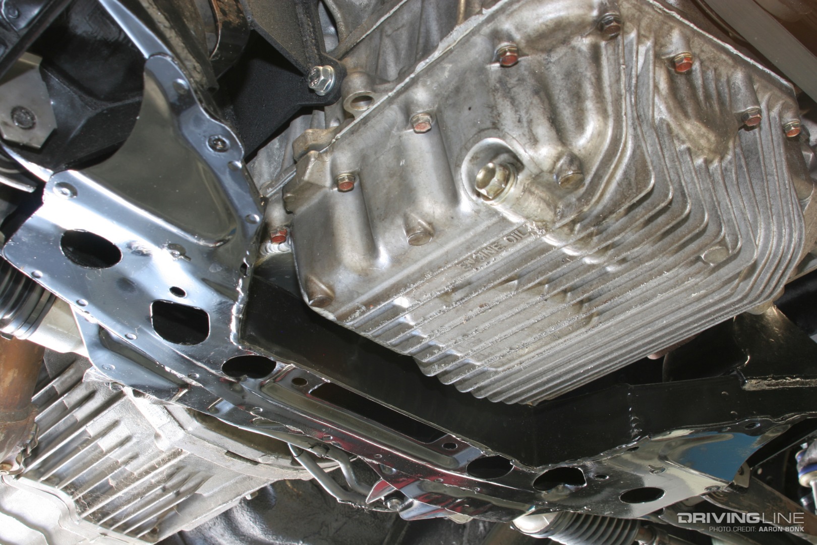 AE86 Corolla Meets Honda Persuasion Oil Pan