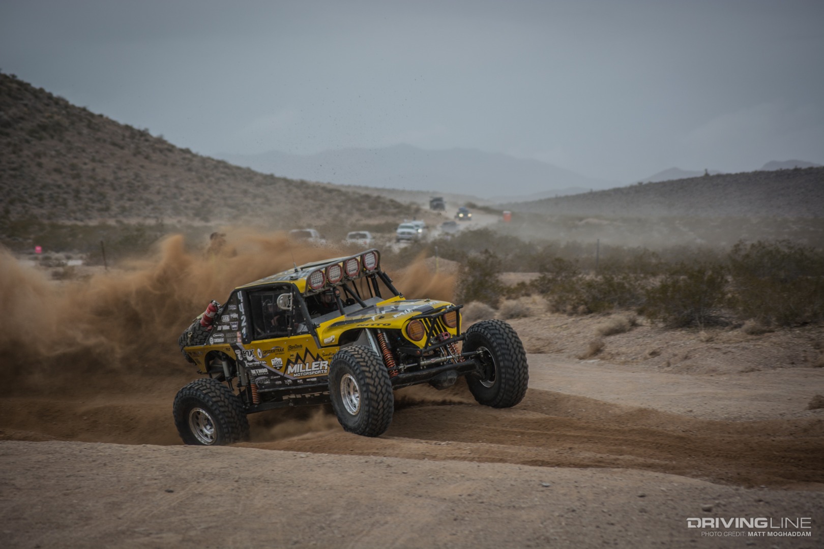 Erik Miller taking a corner hard