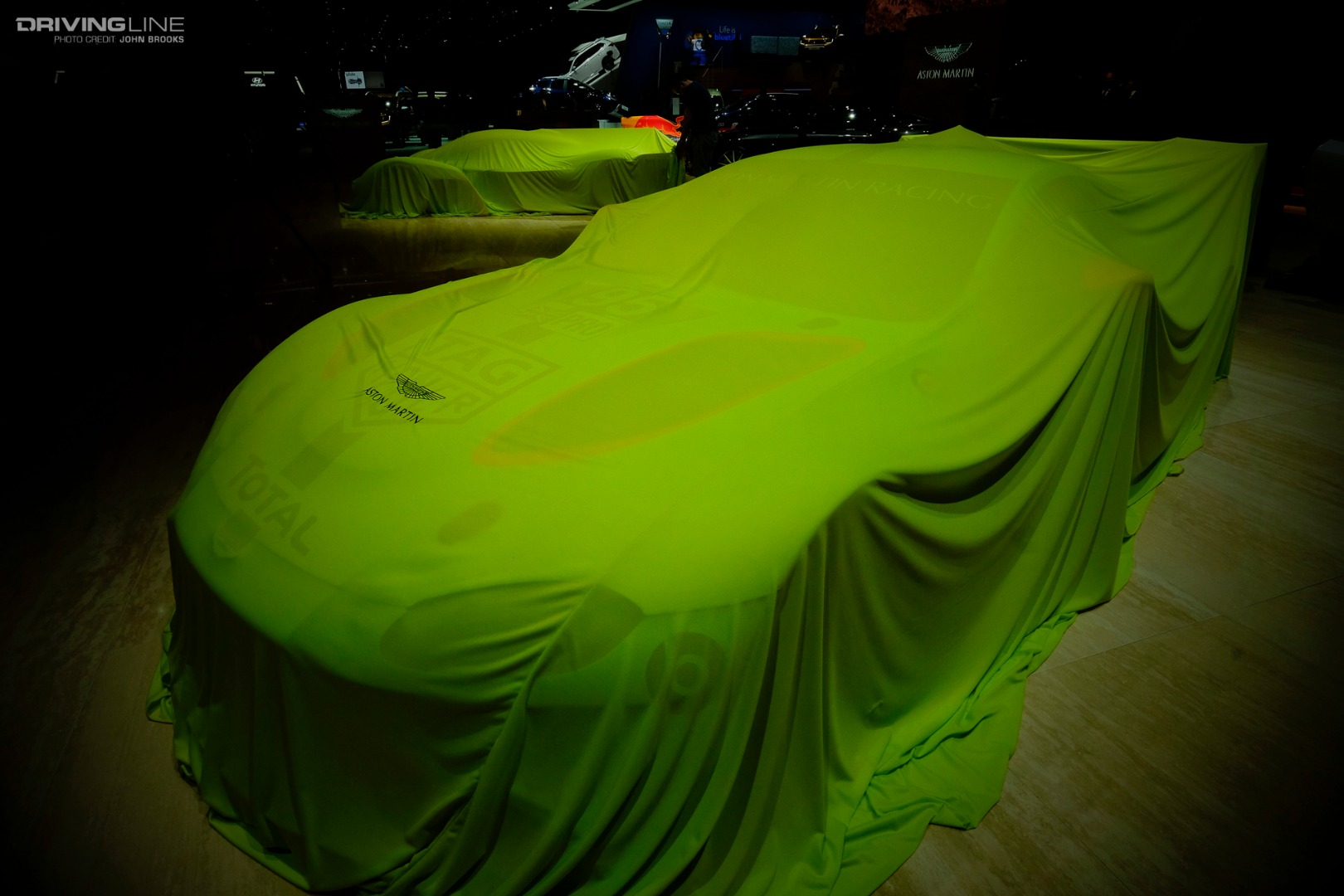 Aston Martin Geneva Covered