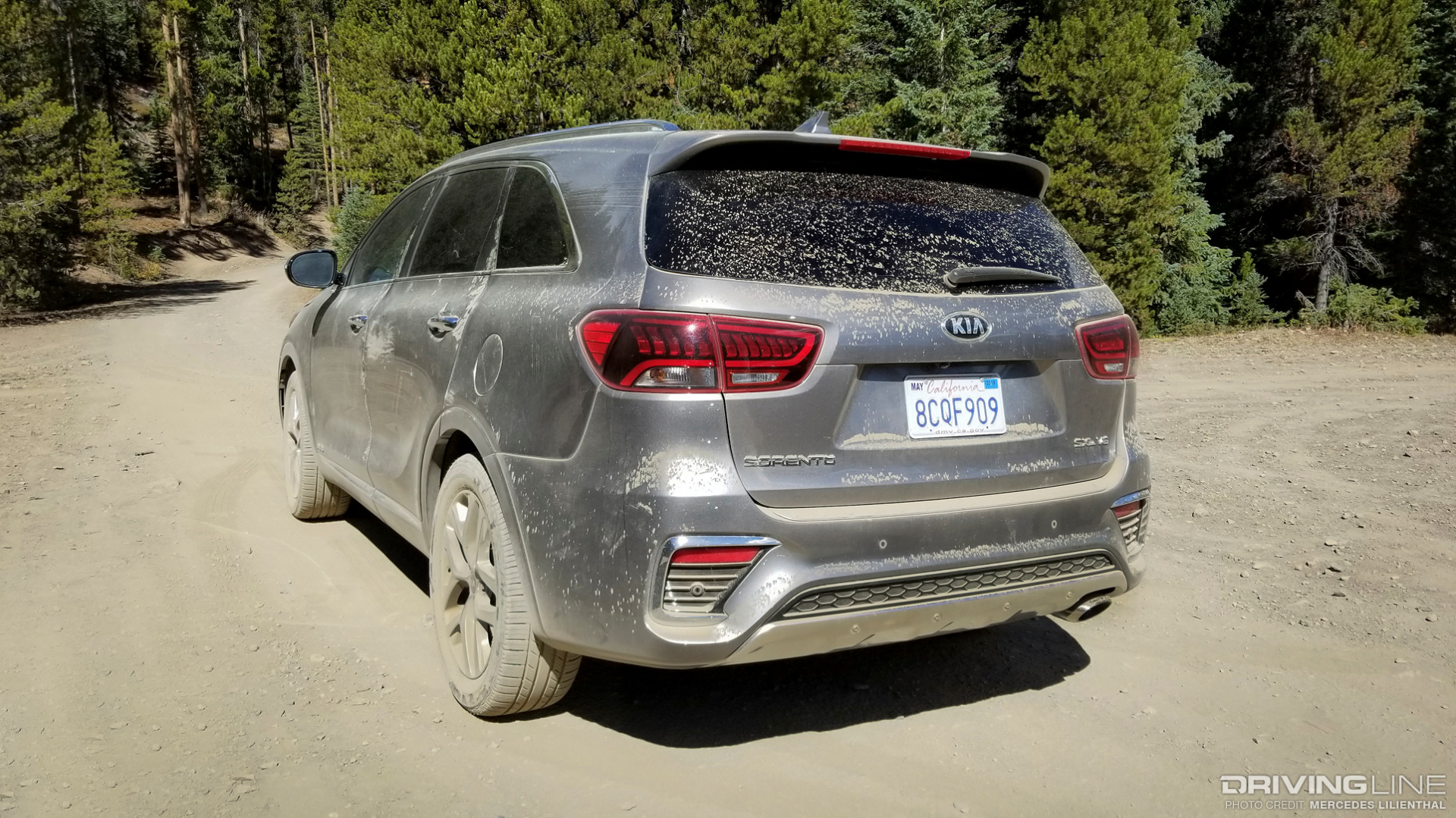 Kia Sorento rear three-quarters