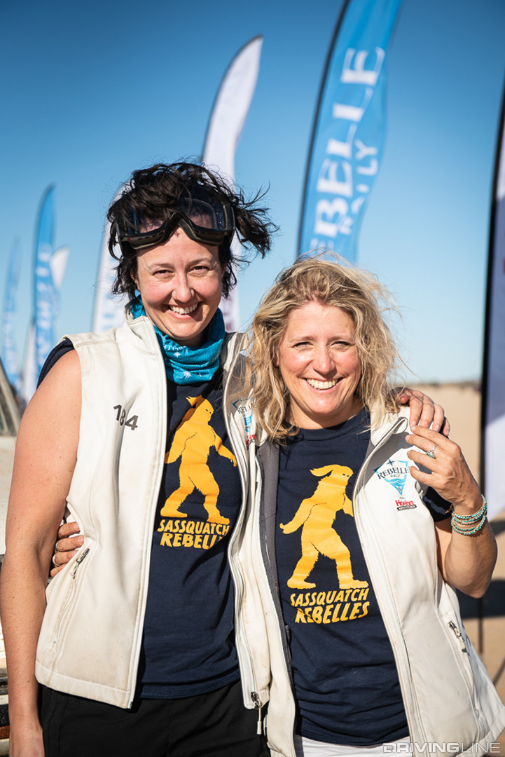 Kendra Miller and Amy Hopkins of Team Sass-quatch