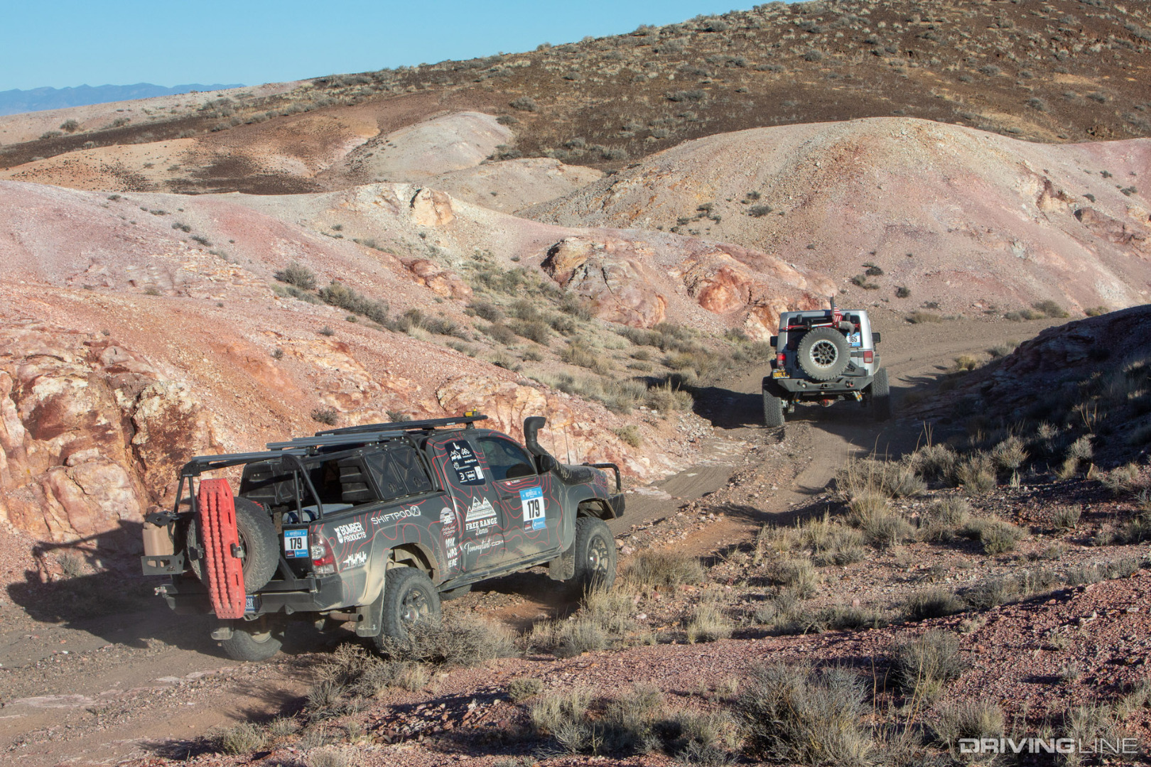 Team Free Range Dames tackling remote countryside