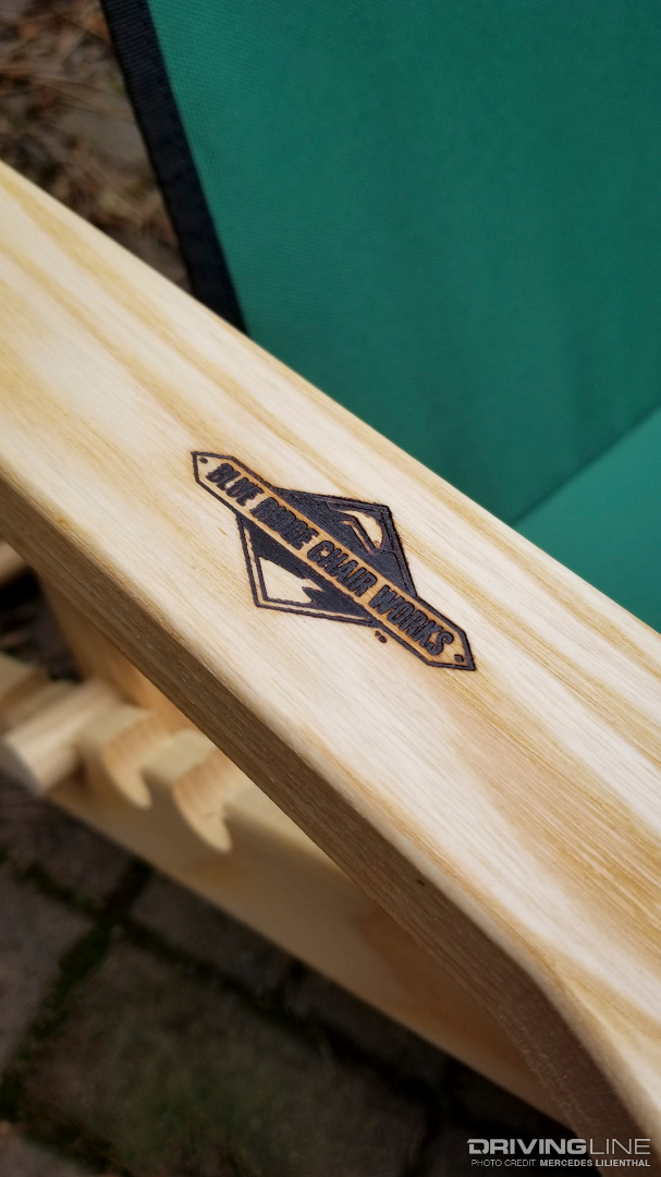 Blue Ridge Chair Works Backpack Chair arm