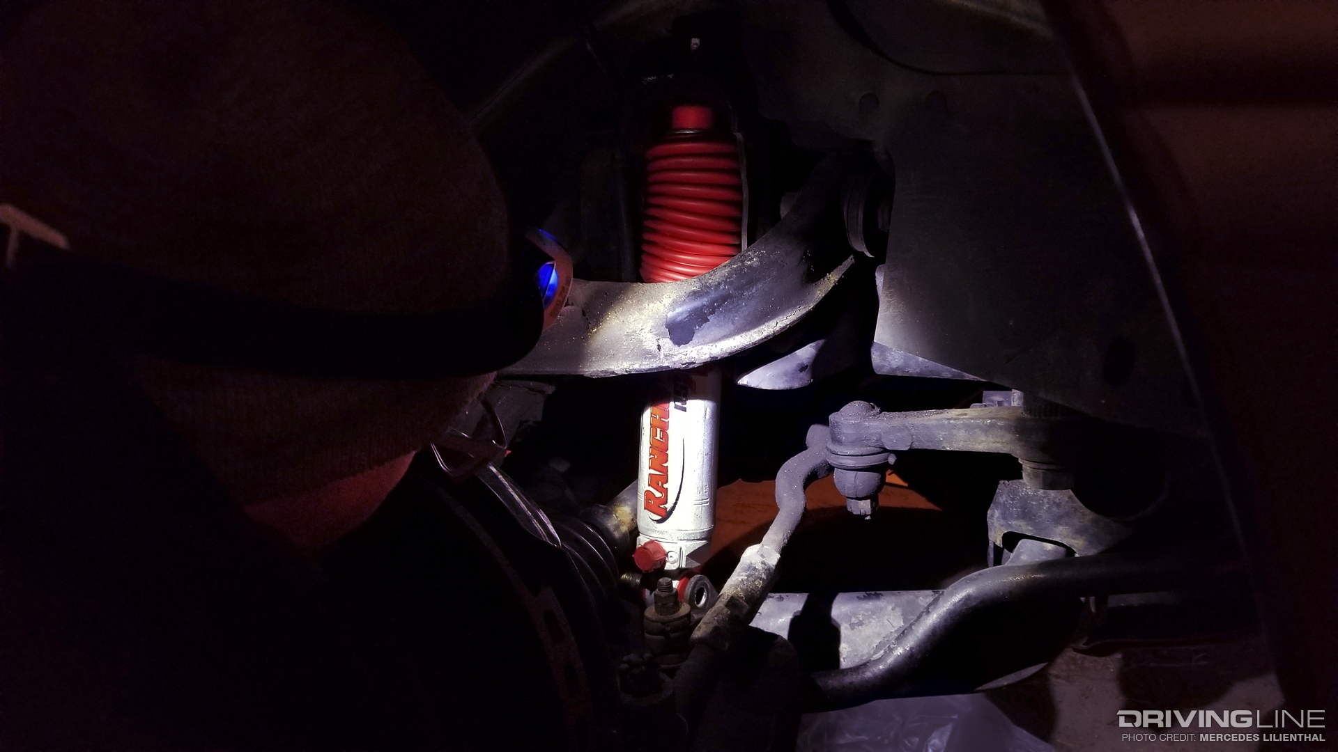 Final RS9000XL Rancho shock installed