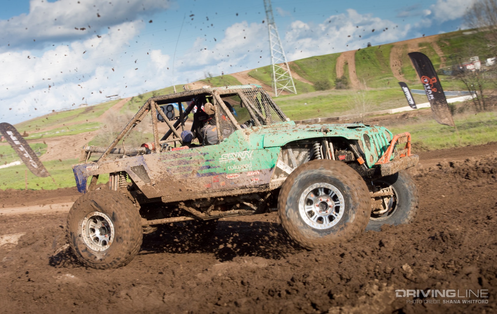 Dan Fresh Driving at the 2019 Ultra4 MetalCloak Stampede
