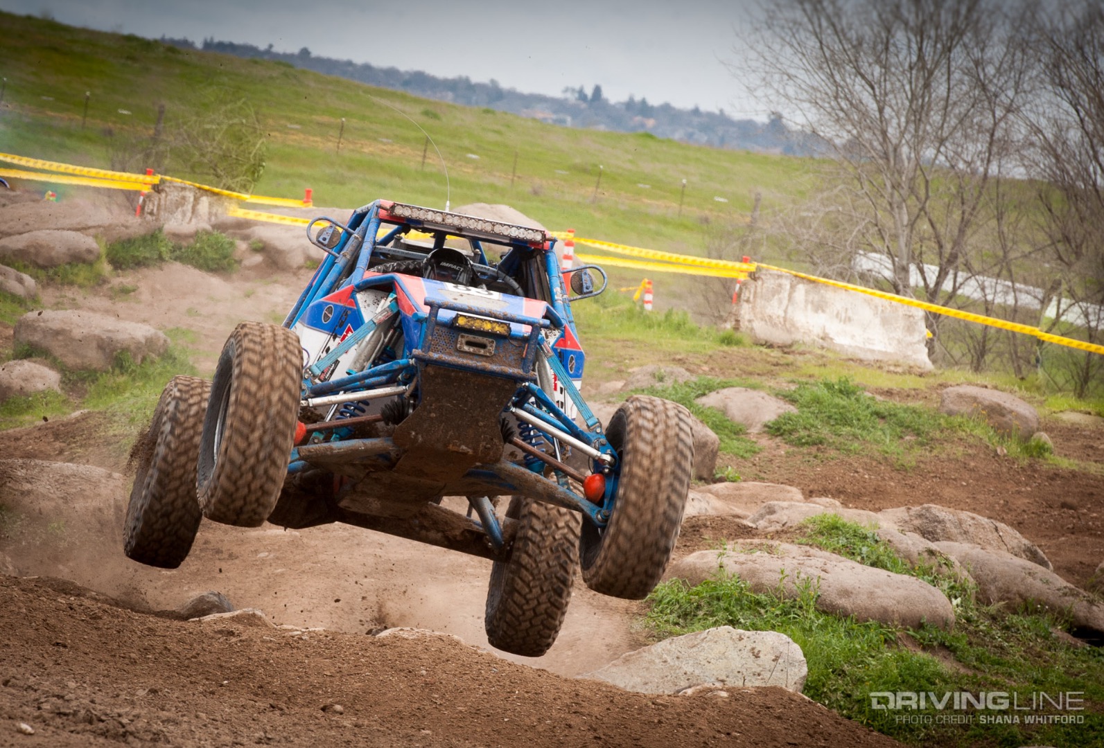 Raul Gomez Driving at the 2019 Ultra4 MetalCloak Stampede
