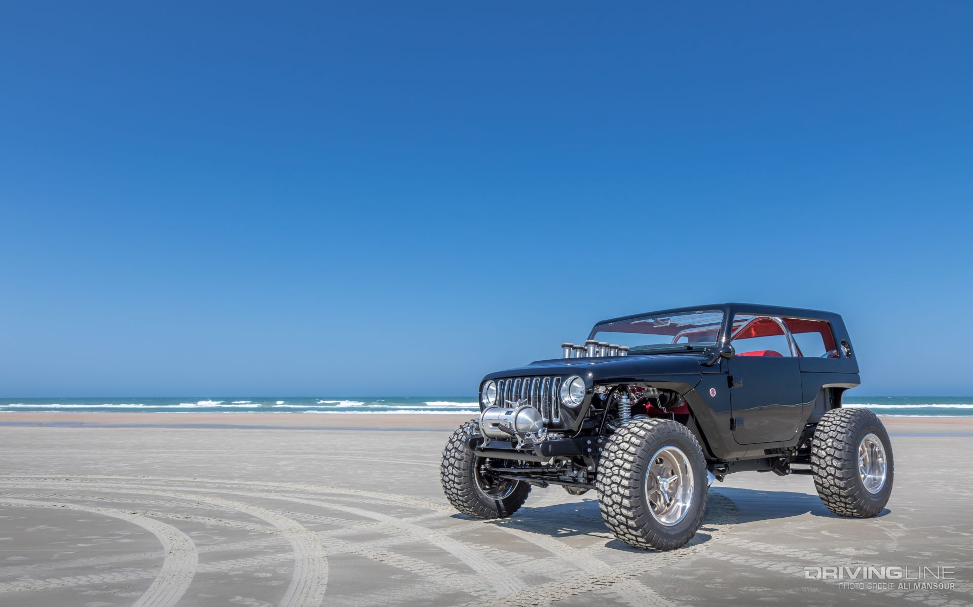 Jeep Concept on the sand at Jeep Beach