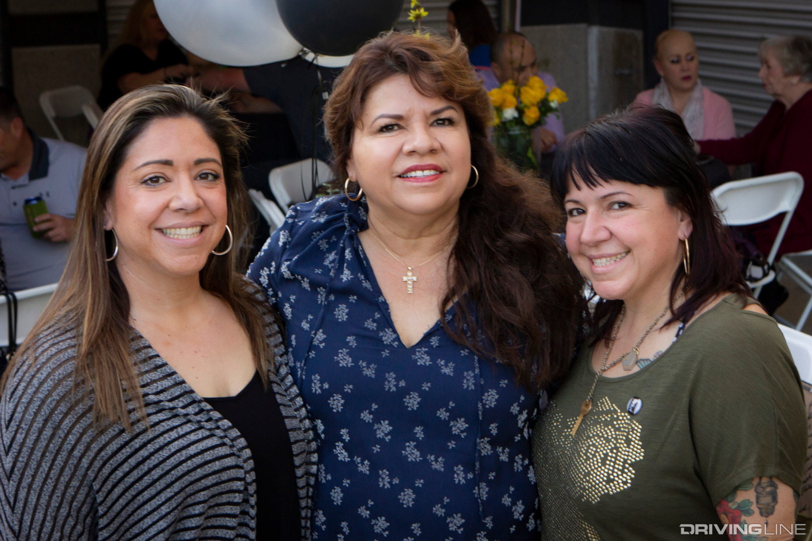 Sara, Mother Gerry, and Theresa from LGE-CTS Motorsports