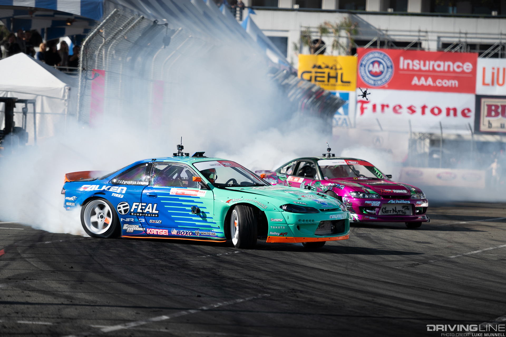 2019 Formula Drift Long Beach Bakchis versus Forrest