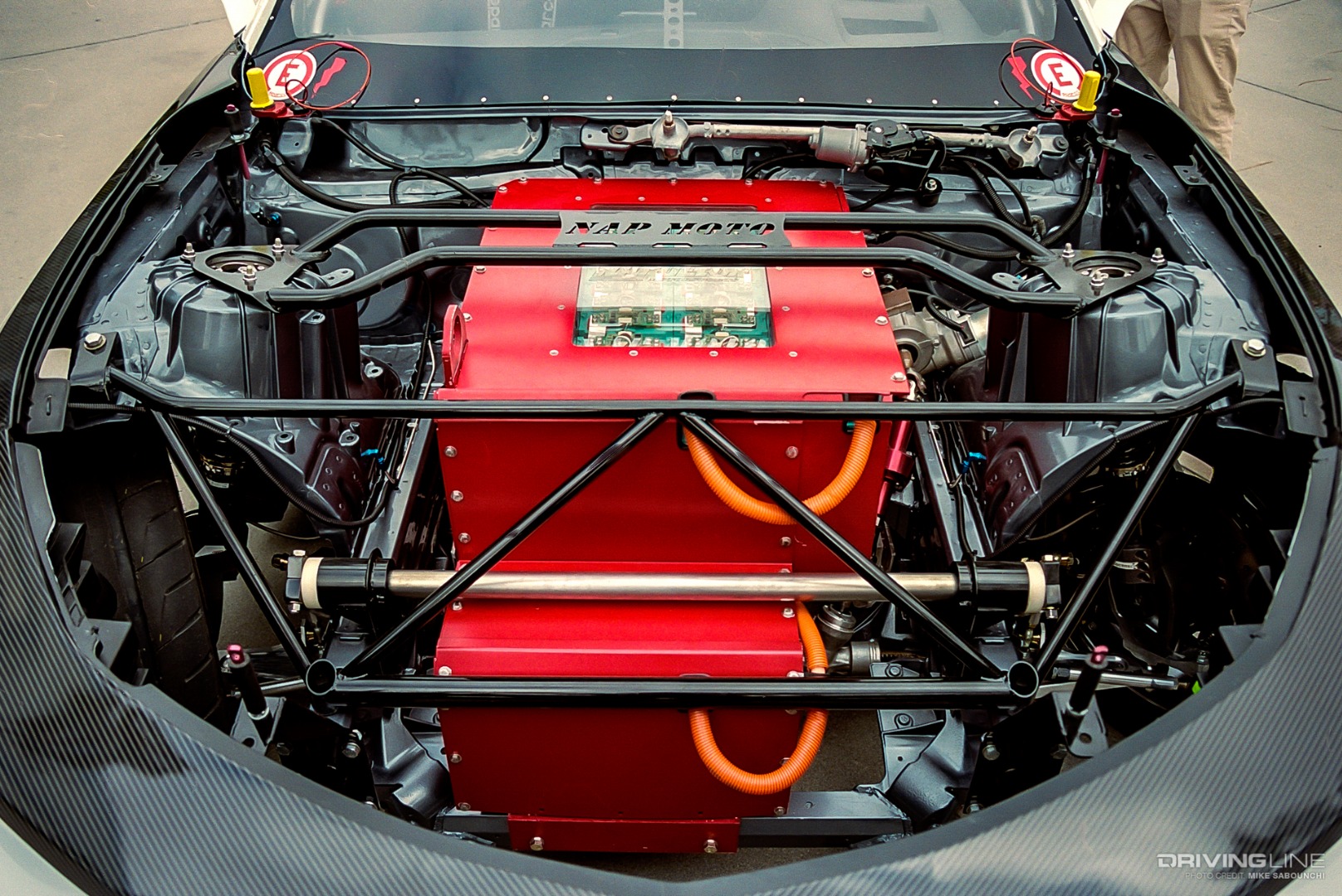 2019 Formula Drift Long Beach Travis Reeder Napoleon Racing Chevy Camaro EL1 engine Compartment