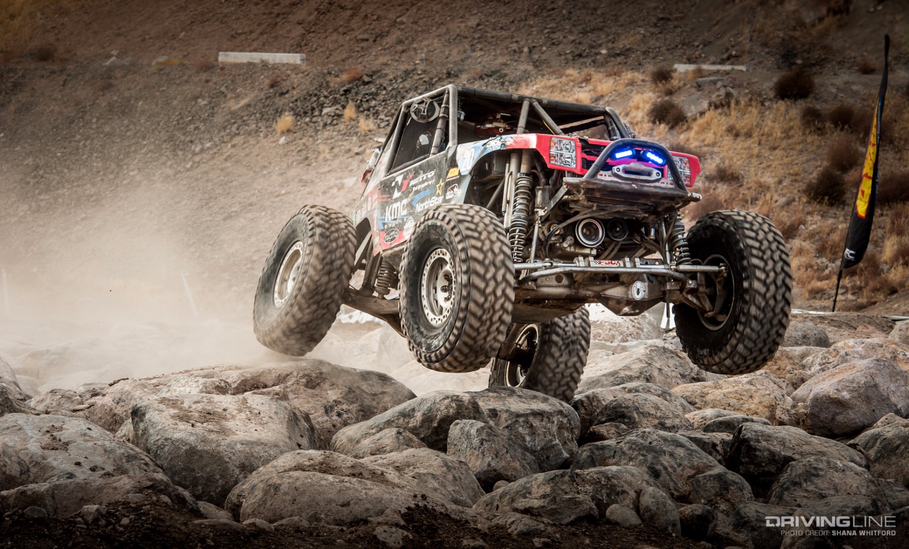 Derek West Racing Over Rocks