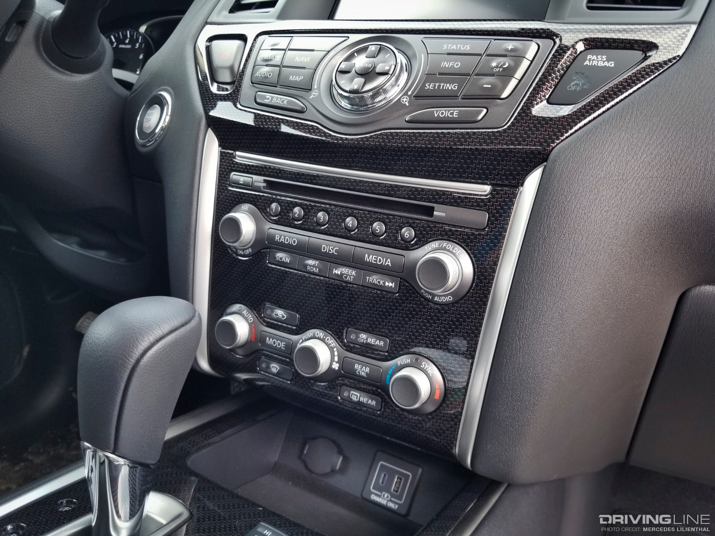 Nissan Pathfinder Rock Creek Edition center stack