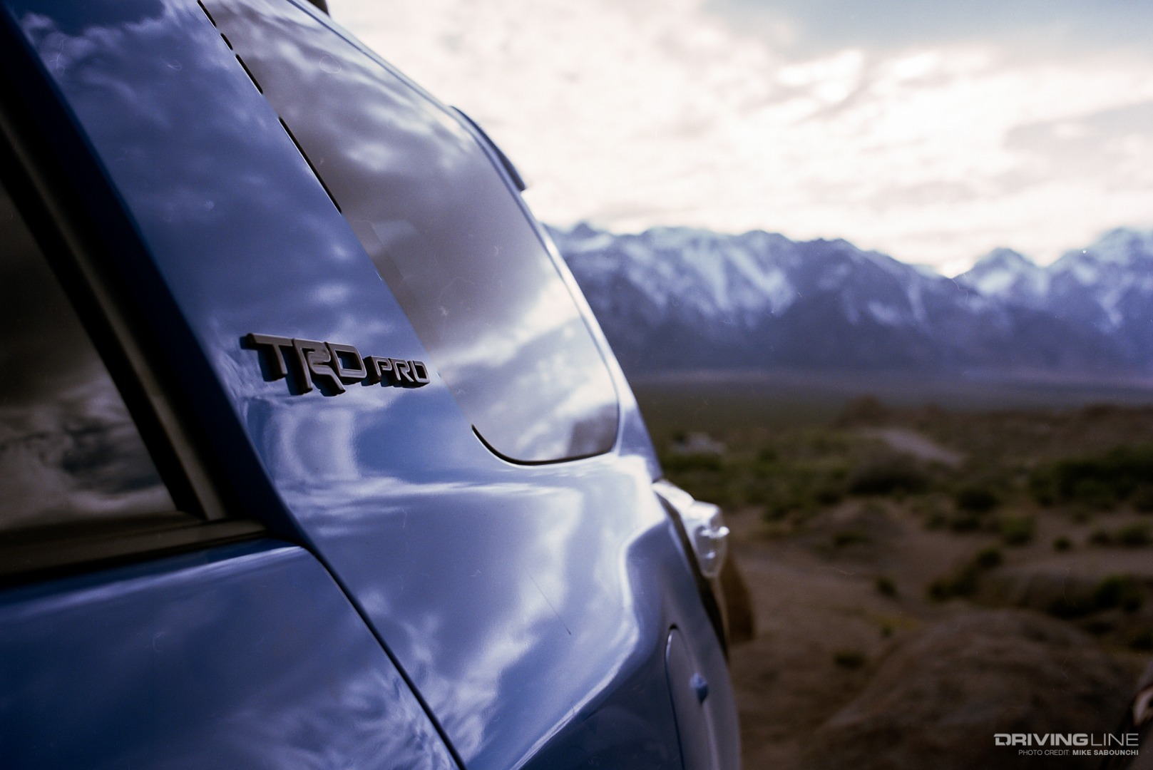 Toyota 4Runner TRD Pro Badge Taken While Overlanding