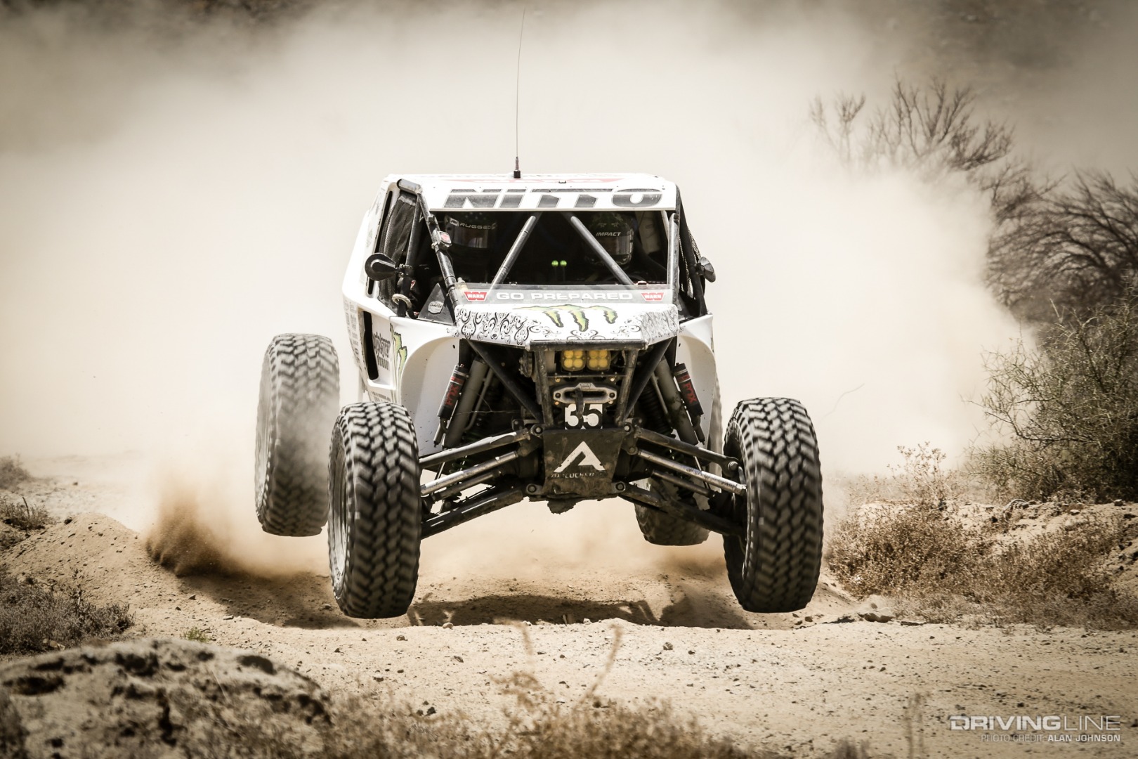 Bailey Campbell in the Ultra4 El Rey de las Bajas