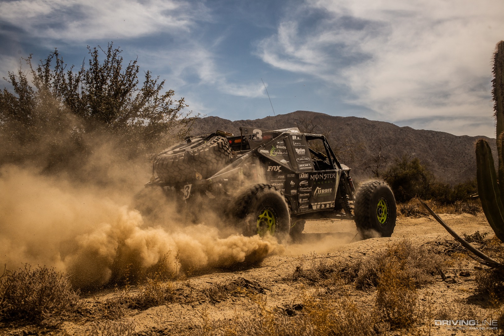 Wayland Campbell in the Ultra4 El Rey de las Bajas