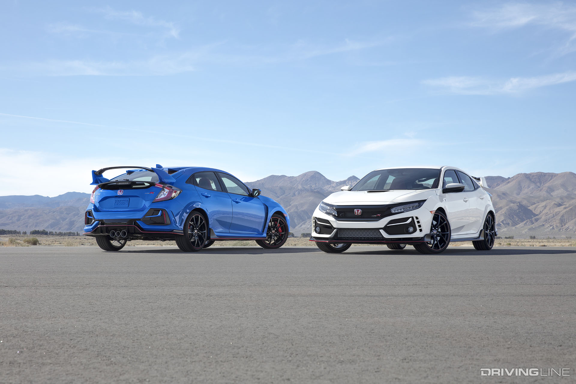 2020 Honda Civic Type R Blue and White