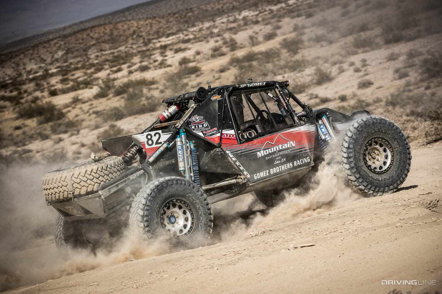 JP Gomez racing Rampage at Ridgecrest