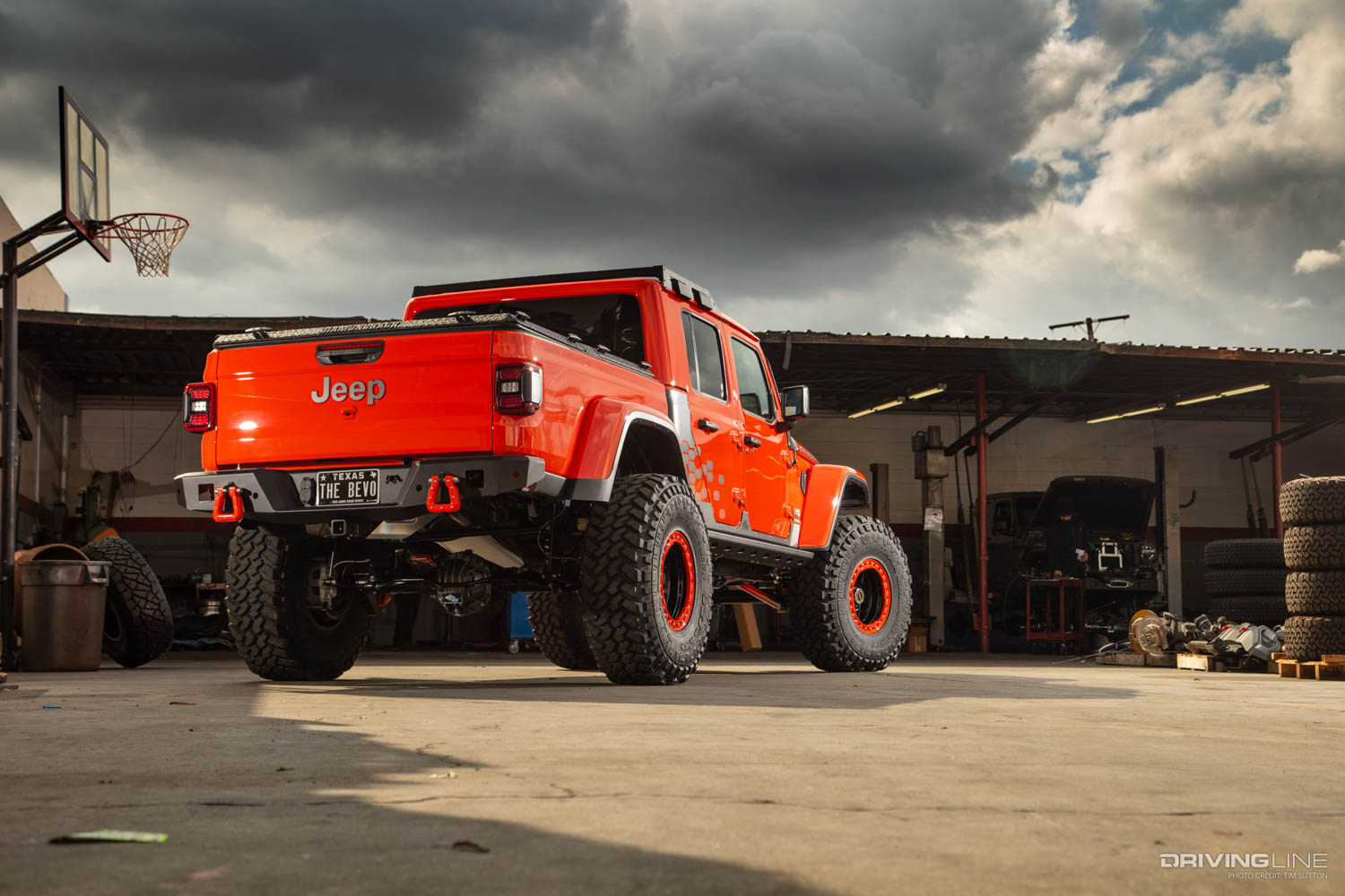 Off Road Evolution custom Jeep Gladiator JT Rubicon rear view