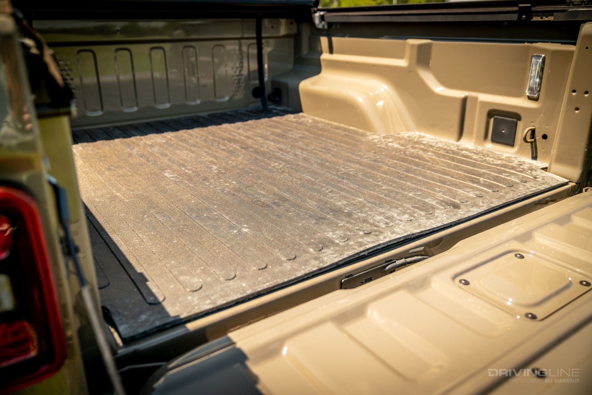 2020 Jeep Gladiator Rubicon Gator Green Review DeeZee Bed Mat
