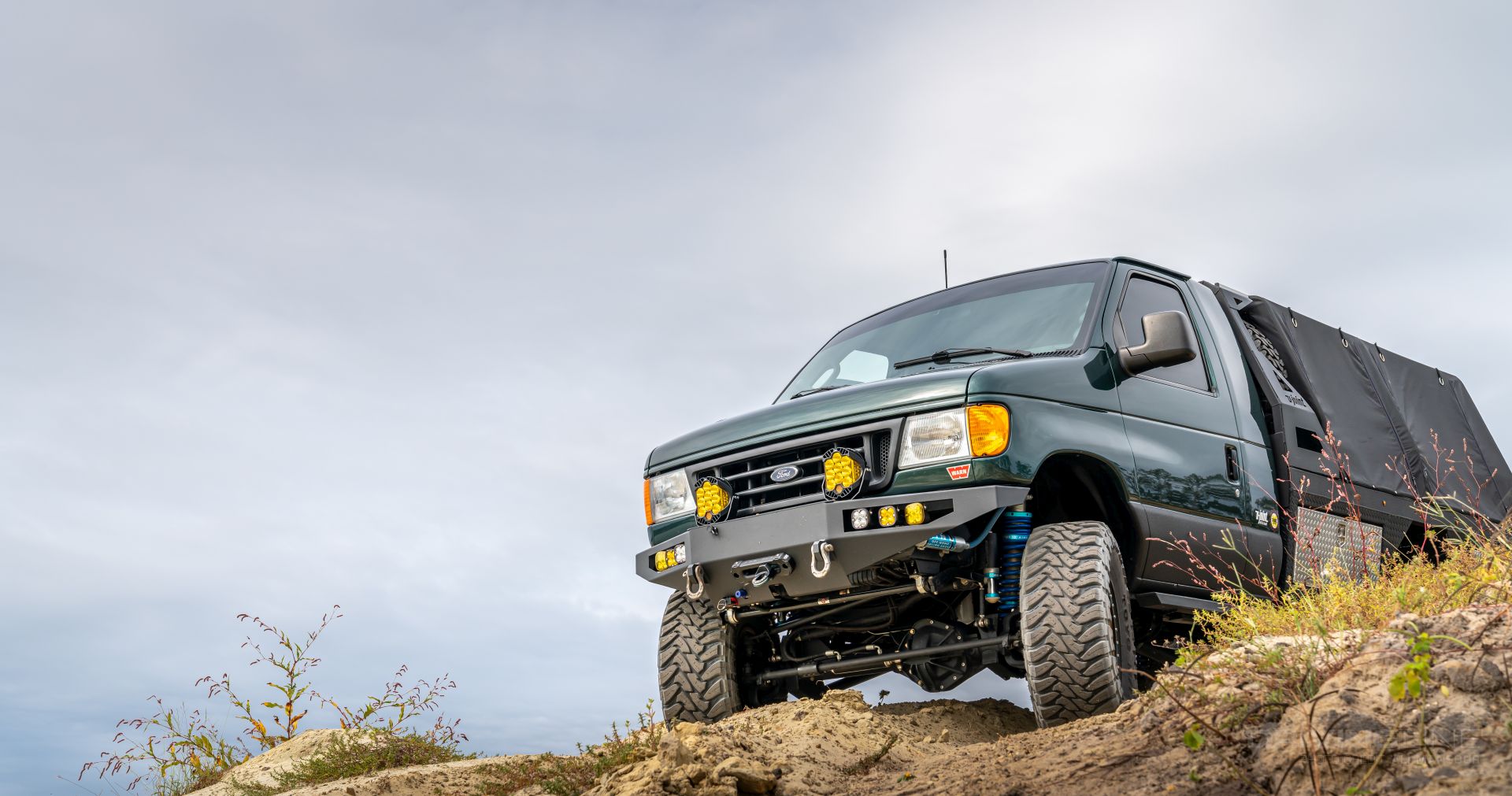 ford e series overland 4x4 van conversion ujoint offroad
