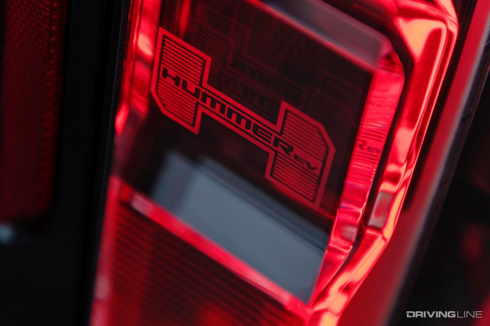 Hummer EV Rear Taillight Up Close