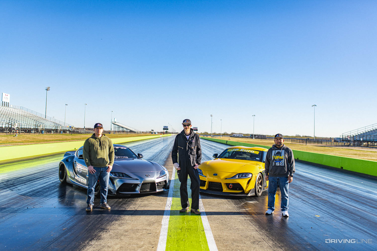 Driving Line's Drag Battles Video series: 2020 Toyota Supra battle