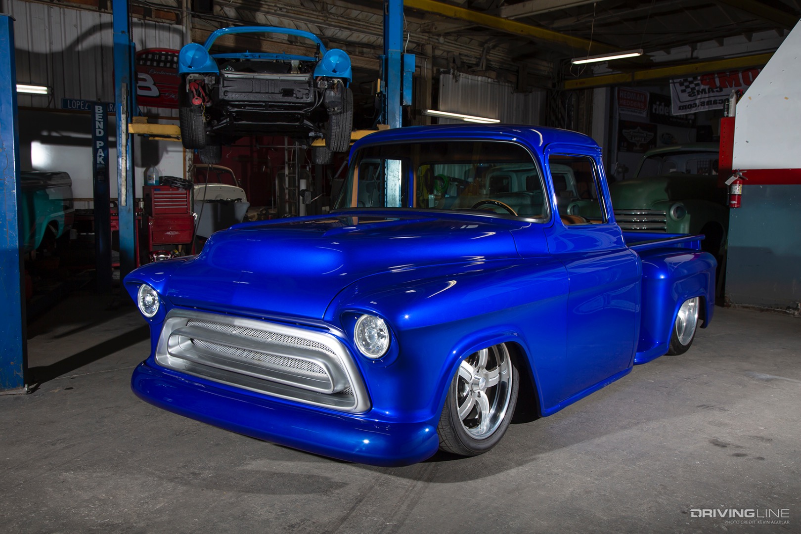 Tim Sharp's '57 Chevy Slammed on Air Bags